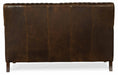 Barnabus Leather Loveseat | American Heritage | Wellington's Fine Leather Furniture