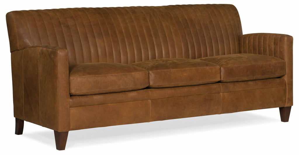 Barnabus Leather Sofa | American Heritage | Wellington's Fine Leather Furniture