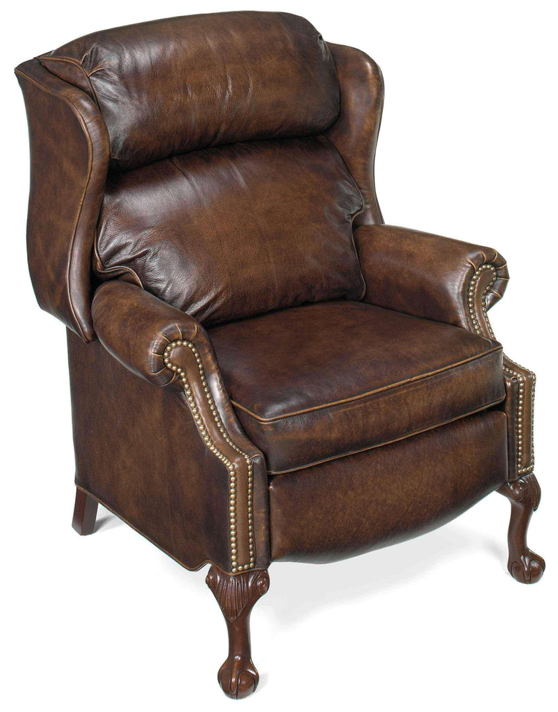 Maxwell Ball & Claw Recliner | American Heritage | Wellington's Fine Leather Furniture