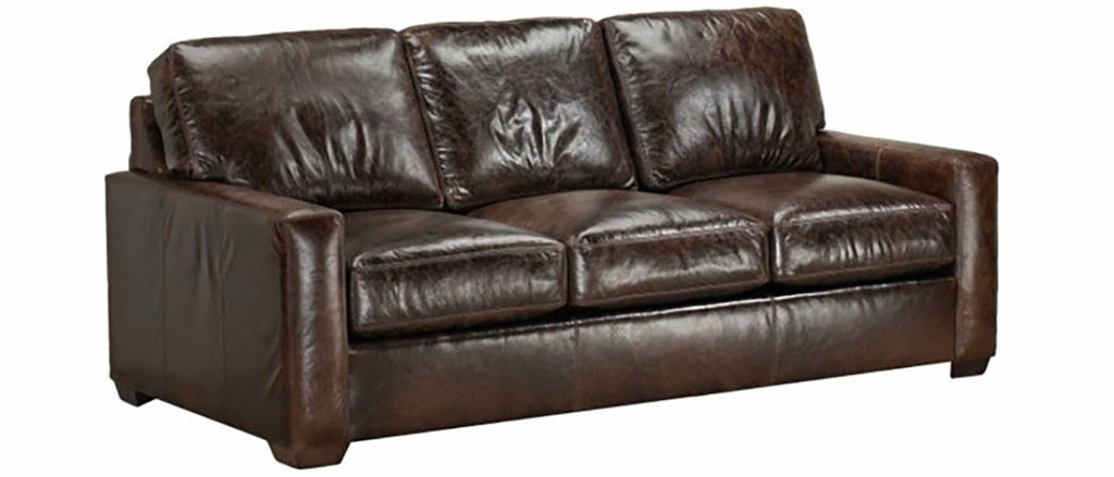 Chancellor Leather Queen Size Sofa Sleeper | American Tradition | Wellington's Fine Leather Furniture