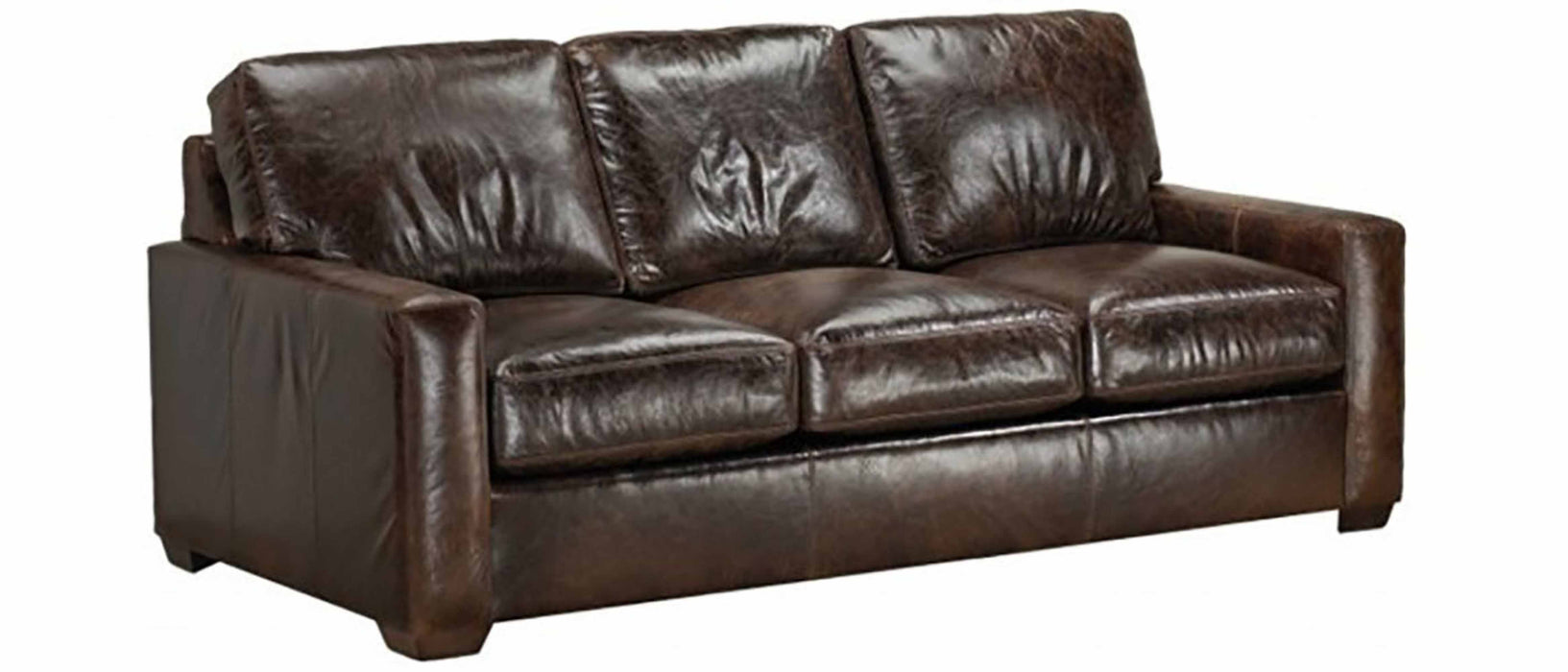 Chancellor Leather Queen Size Sofa Sleeper
