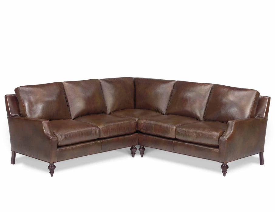 York Leather Sectional