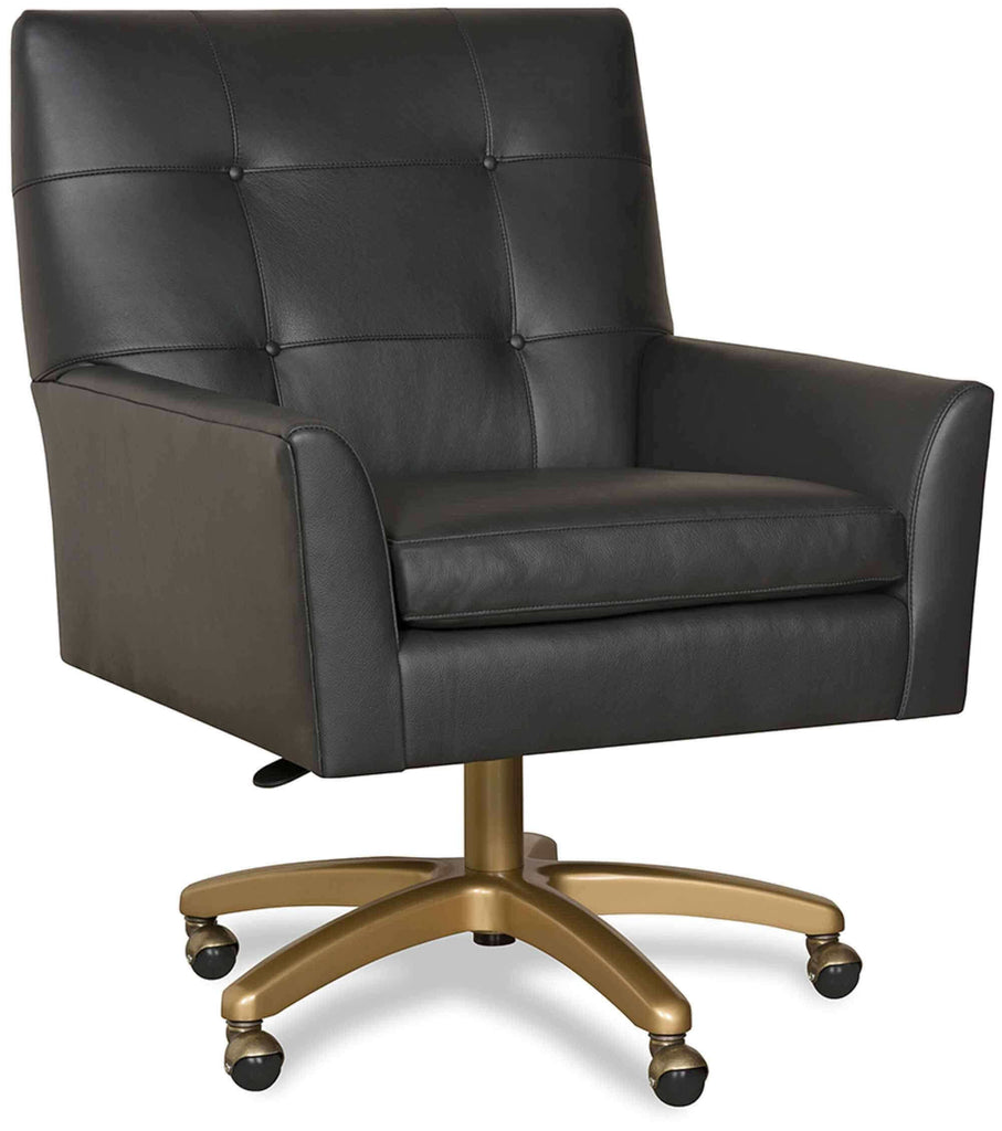 Pilot Leather Swivel Chair | American Heirloom | Wellington's Fine Leather Furniture