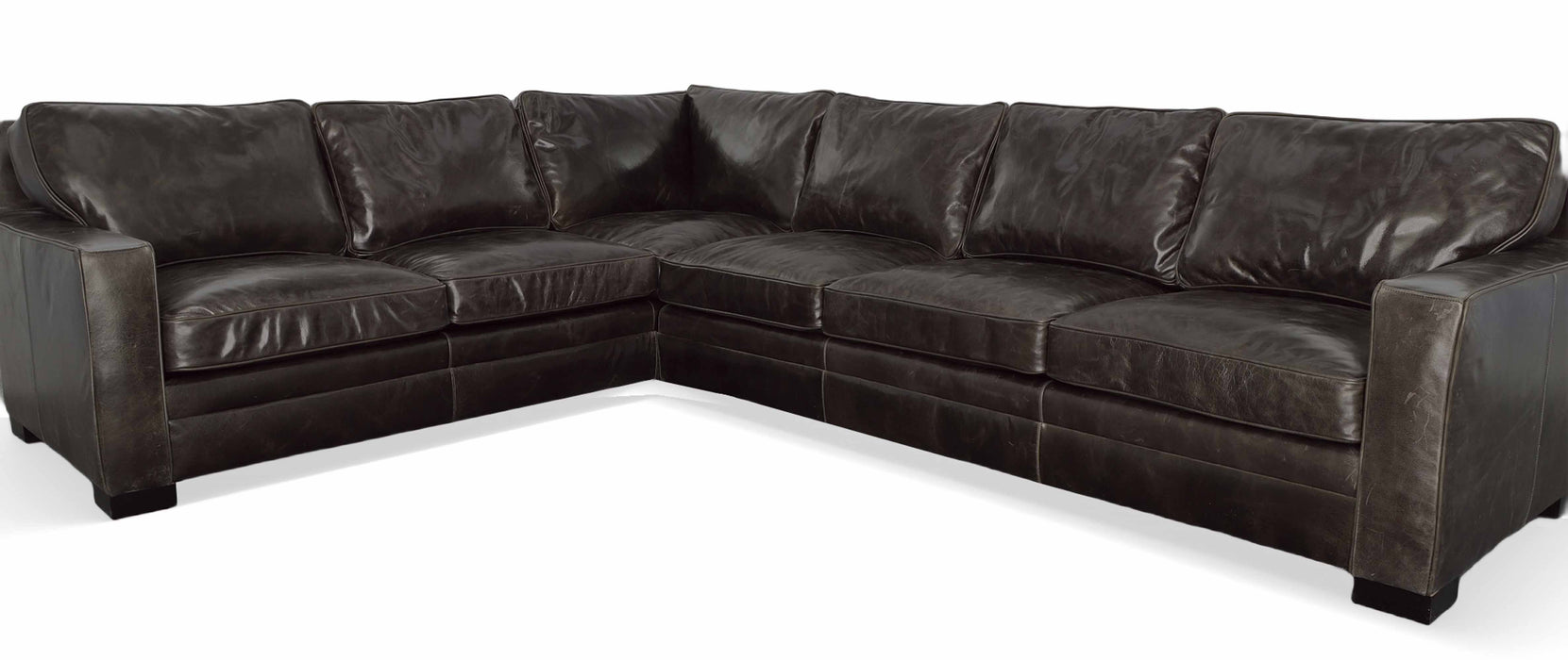 Clark Leather Sectional