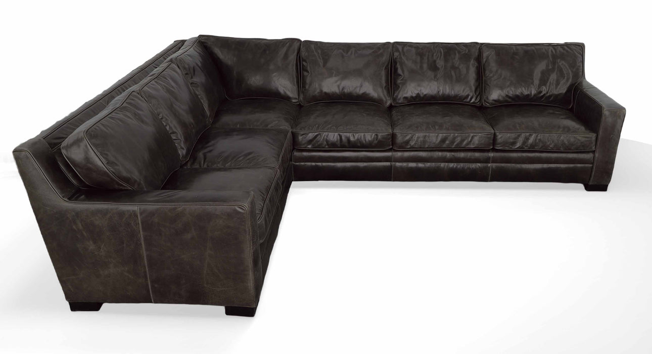 Clark Leather Sectional
