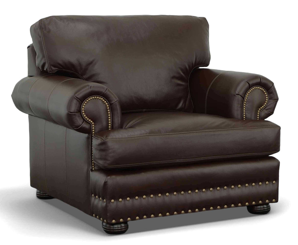 Greystone Leather Lounge Chair | American Tradition | Wellington's Fine Leather Furniture