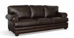 Greystone Leather Loveseat | American Tradition | Wellington's Fine Leather Furniture