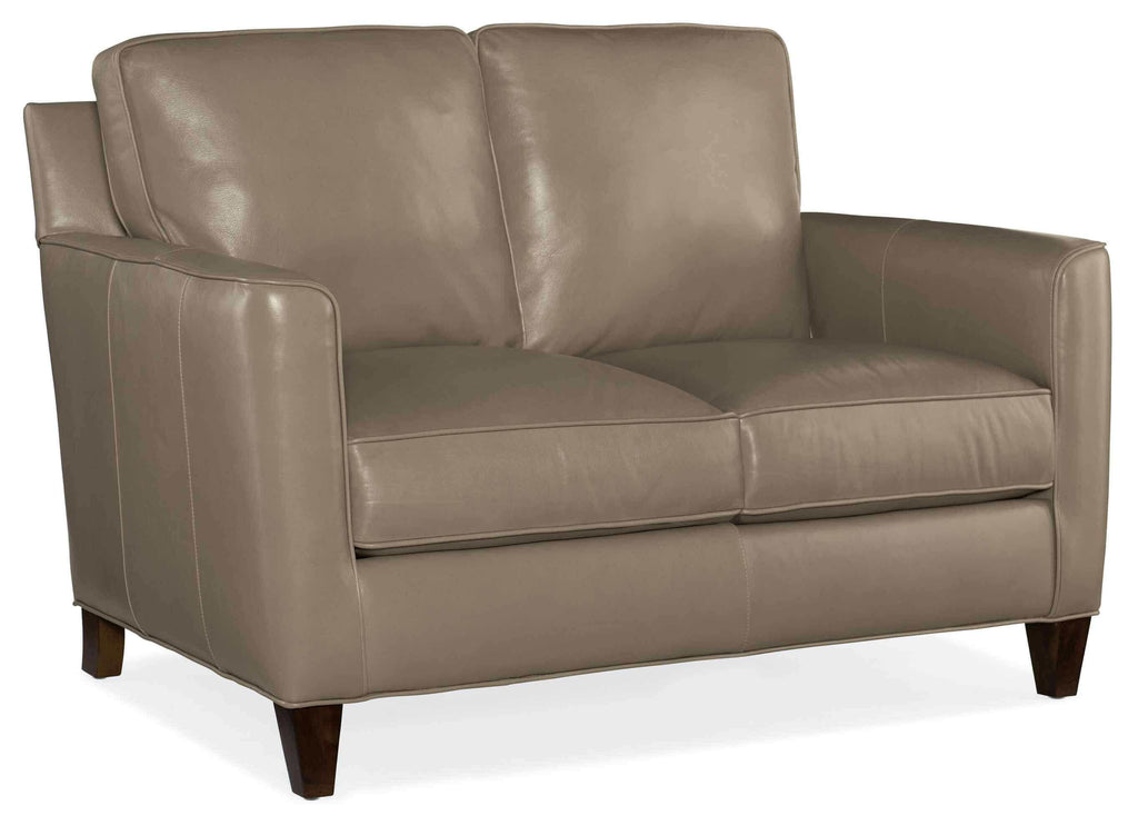 Yorba Leather Loveseat | American Heritage | Wellington's Fine Leather Furniture