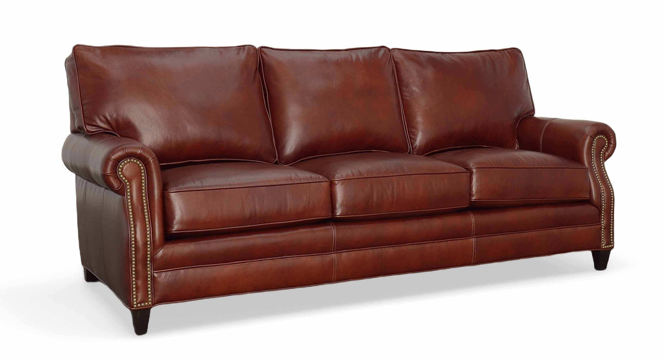 Conway Leather Loveseat