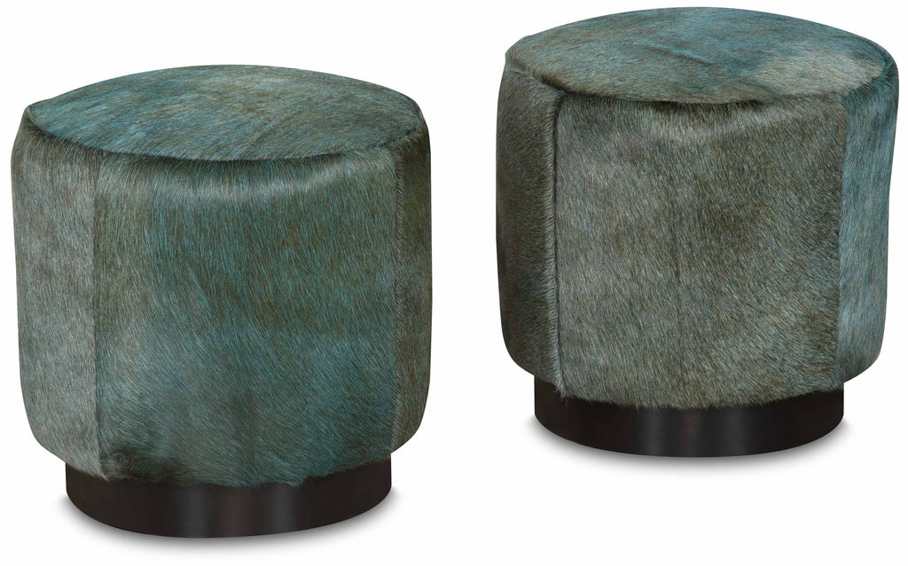 Bolen Leather Stool | American Heirloom | Wellington's Fine Leather Furniture