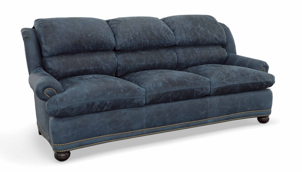 Ellis Leather Queen Size Sofa Sleeper | American Tradition | Wellington's Fine Leather Furniture