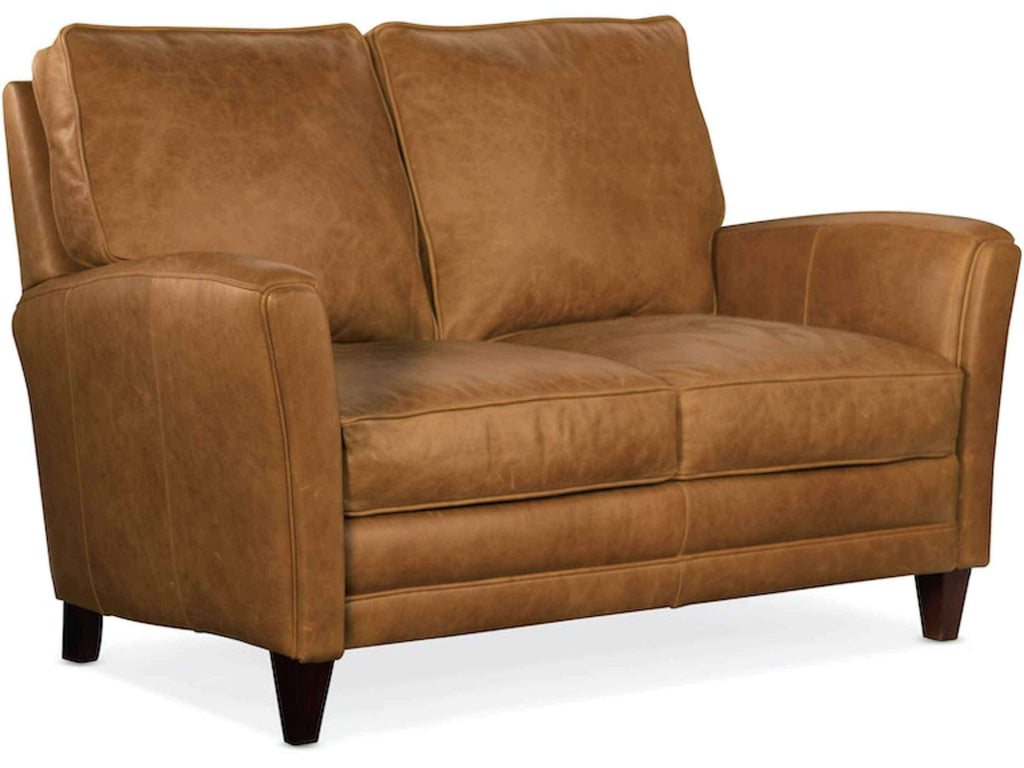 Zion Leather Loveseat | American Heritage | Wellington's Fine Leather Furniture