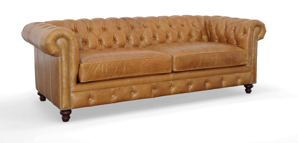 Donald Leather Queen Size Sofa Sleeper | American Tradition | Wellington's Fine Leather Furniture