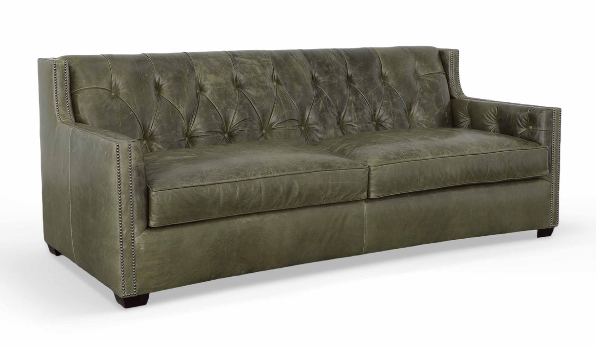Henderson Leather Loveseat | American Tradition | Wellington's Fine Leather Furniture
