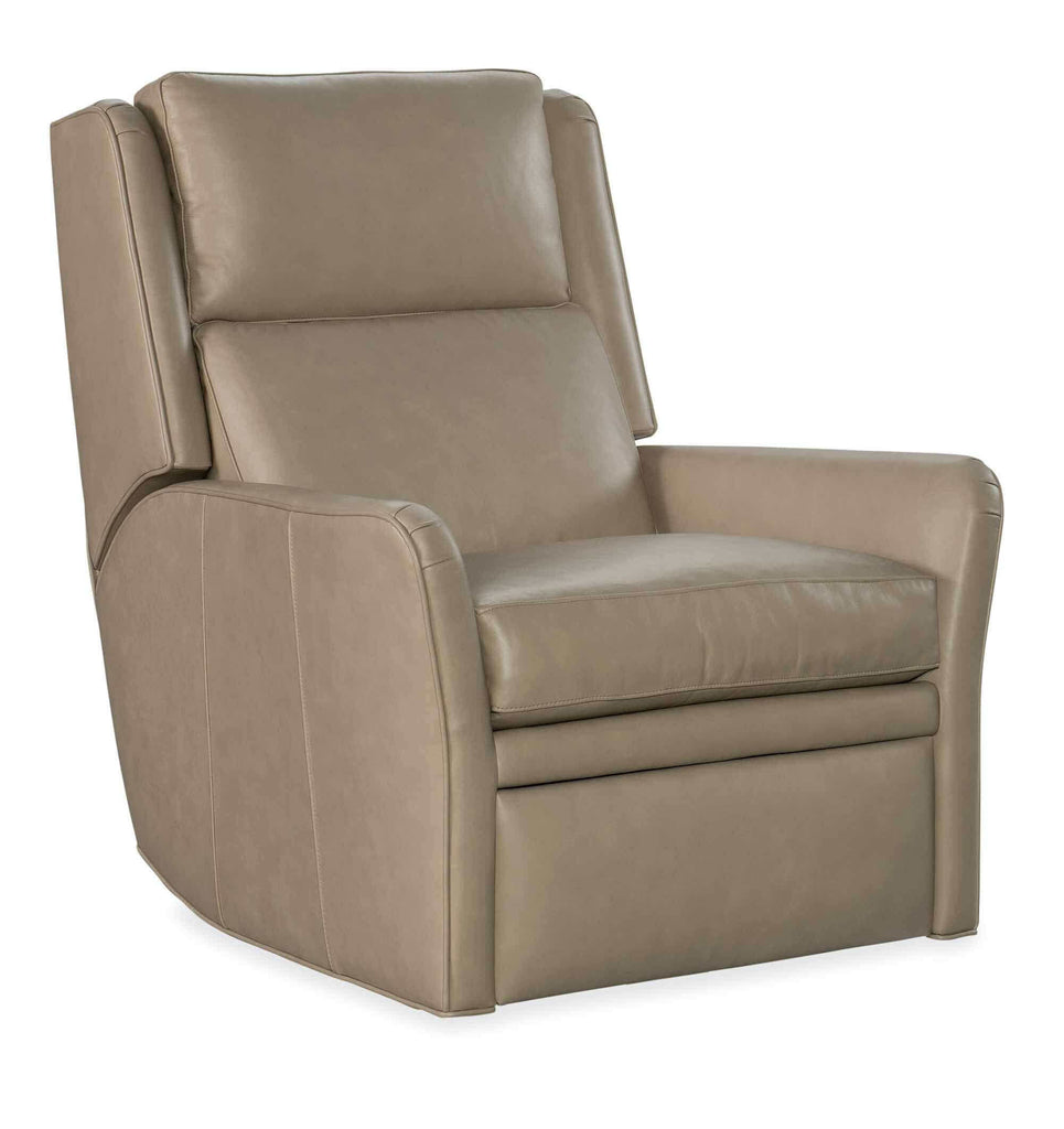 Cloud Leather Power Zero Gravity Recliner With Articulating Headrest | American Heritage | Wellington's Fine Leather Furniture