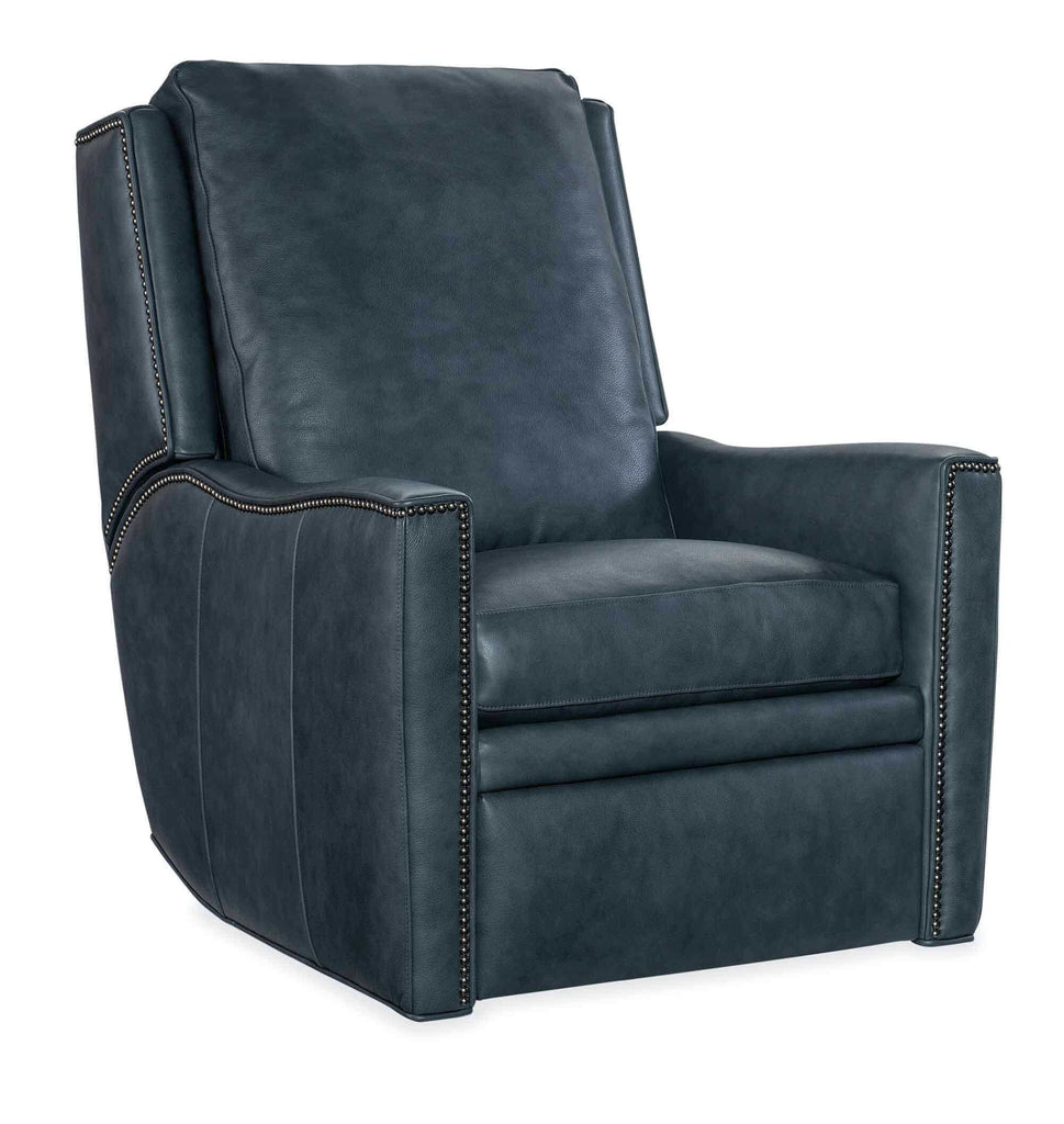 Atmosphere Leather Power Zero Gravity Recliner With Articulating Headrest | American Heritage | Wellington's Fine Leather Furniture