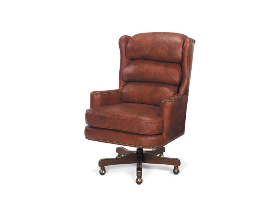 Carroll Leather Swivel Tilt Chair | American Luxury | Wellington's Fine Leather Furniture