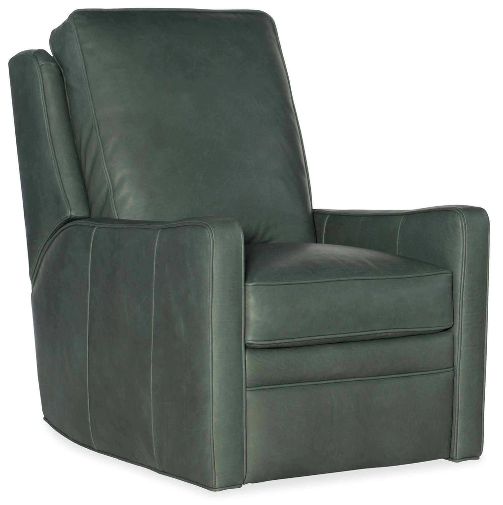 Ani Leather Swivel Glider Recliner | American Heritage | Wellington's Fine Leather Furniture