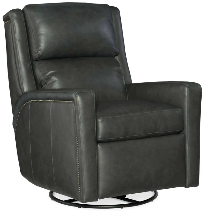 Norman Leather Wall Hugger Power Recliner With Articulating Headrest
