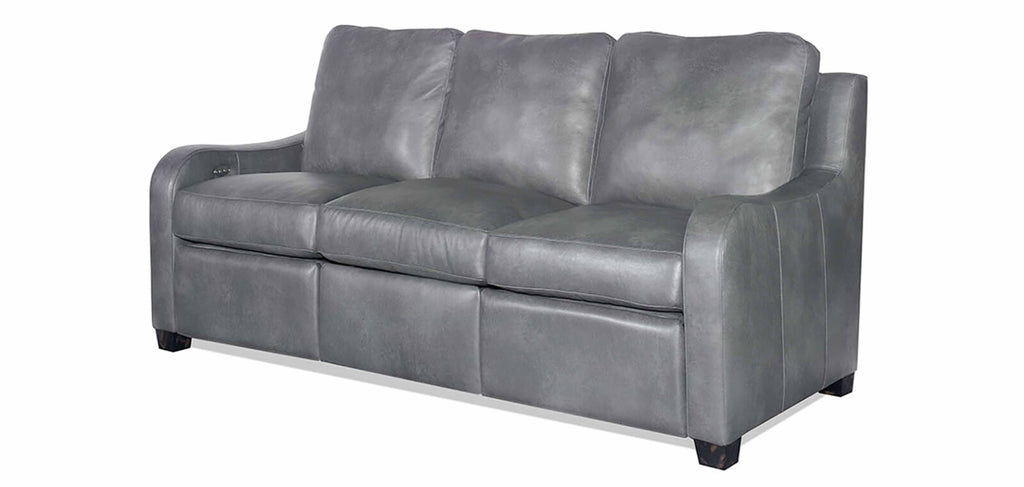 Ethan Leather Power Reclining Sofa With Articulating Headrest | American Tradition | Wellington's Fine Leather Furniture