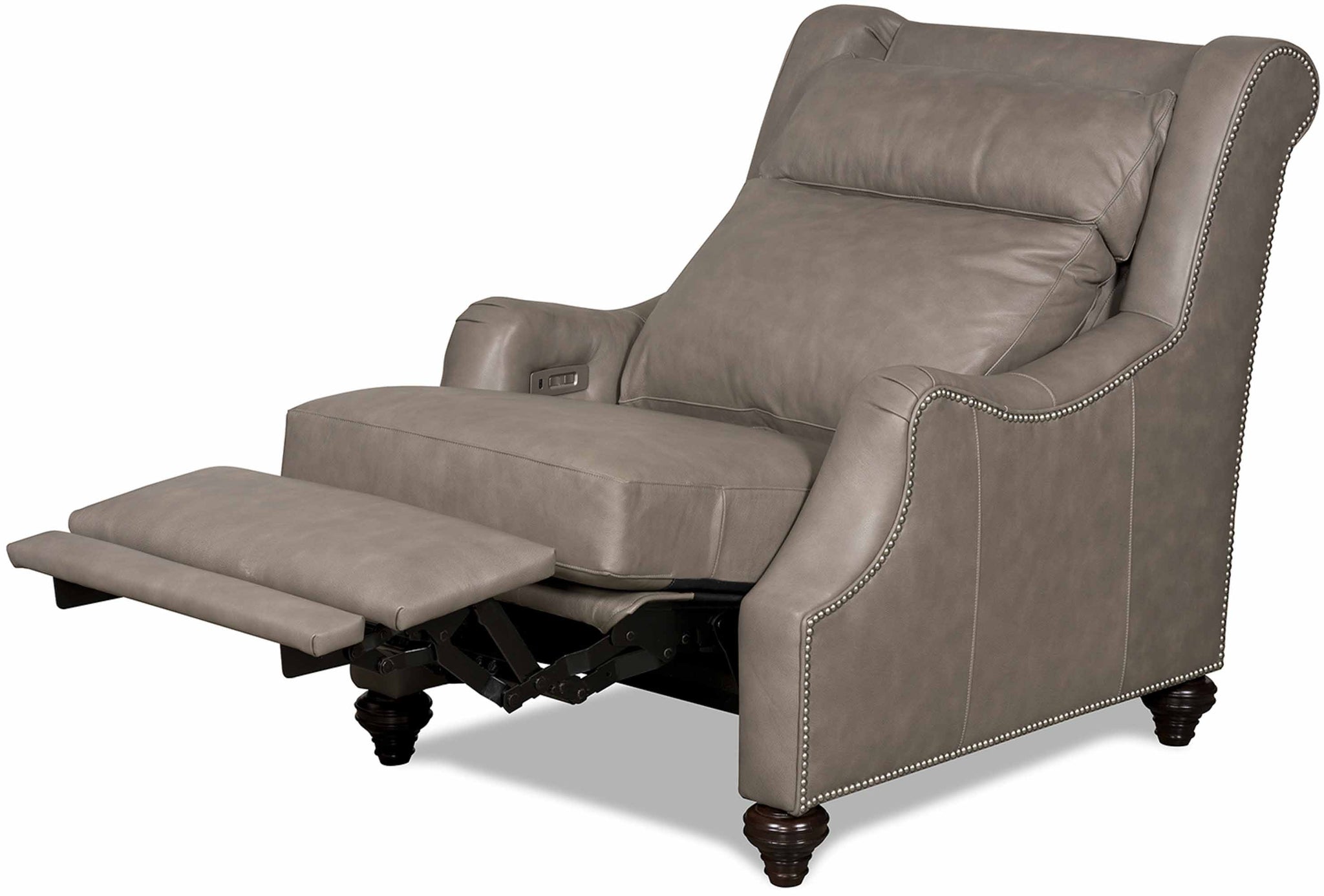 Abigail Leather Power Recliner With Articulating Headrest | American Heirloom | Wellington's Fine Leather Furniture