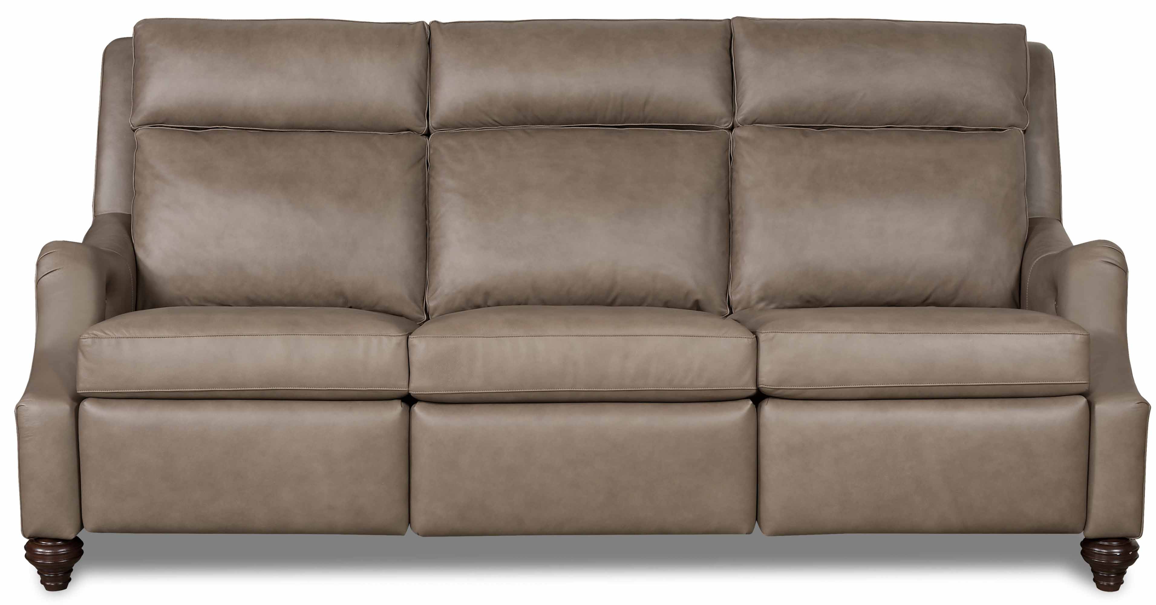 Abigail Leather Power Reclining Sofa With Articulating Headrest | American Heirloom | Wellington's Fine Leather Furniture