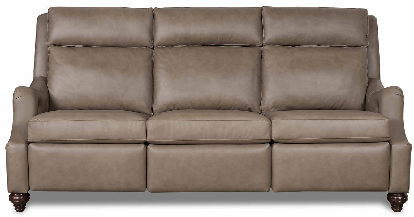 Abigail Leather Power Reclining Sofa With Articulating Headrest