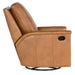 Nala Leather Swivel Glider Recliner | American Heritage | Wellington's Fine Leather Furniture
