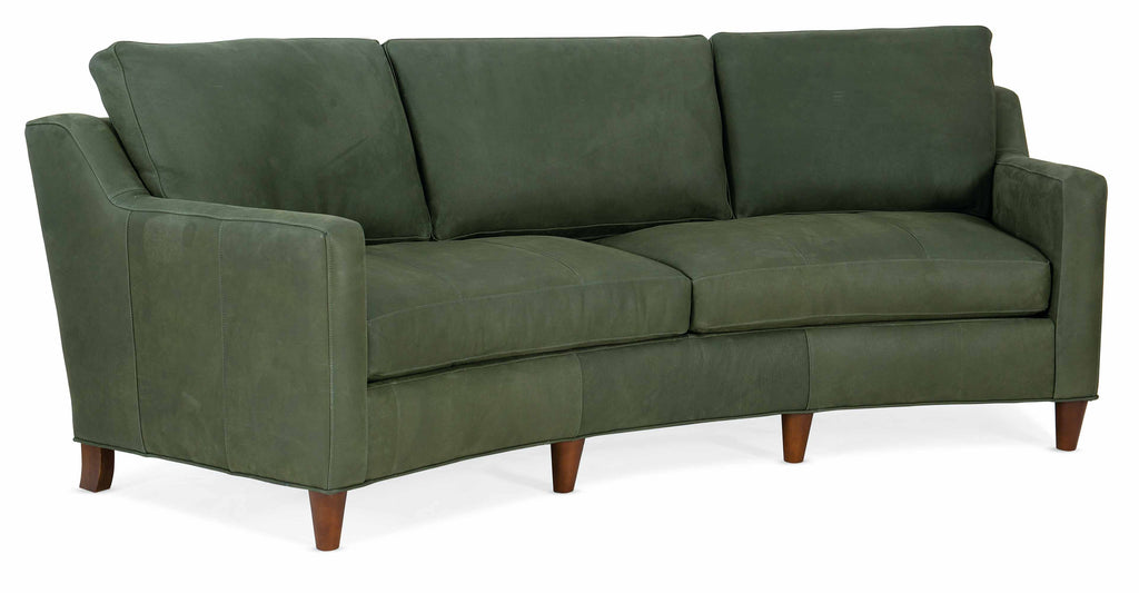 Melville Leather Conversation Sofa | American Heritage | Wellington's Fine Leather Furniture