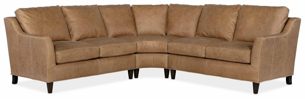 Marleigh Leather Sectional | American Heritage | Wellington's Fine Leather Furniture