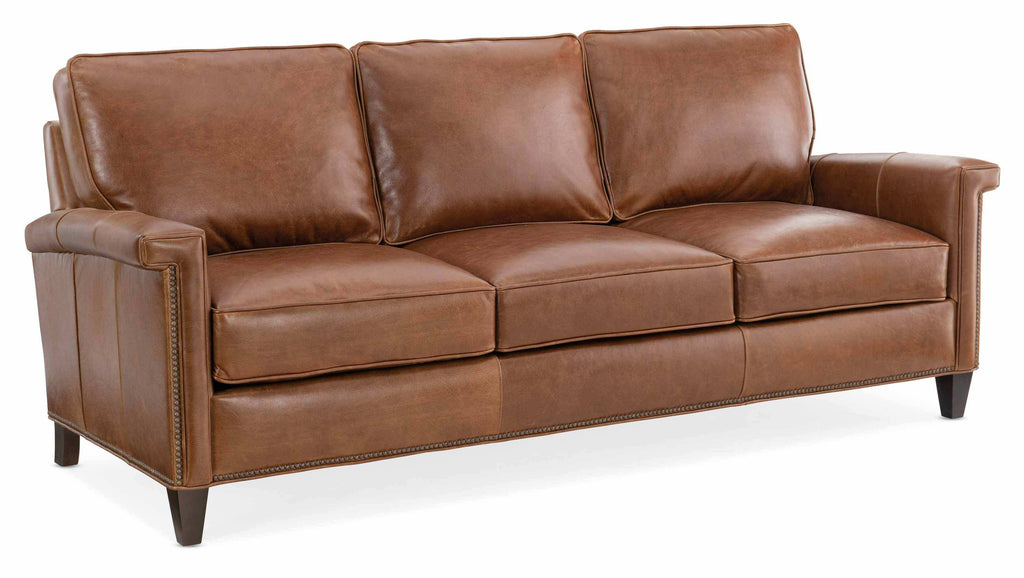 Mallory Leather Sofa | American Heritage | Wellington's Fine Leather Furniture