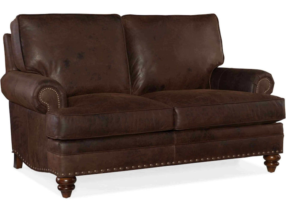 Carrado Leather Loveseat | American Heritage | Wellington's Fine Leather Furniture