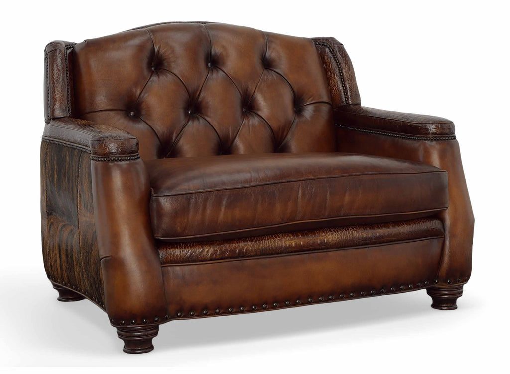 Callahan Leather Chair And A Half | American Tradition | Wellington's Fine Leather Furniture