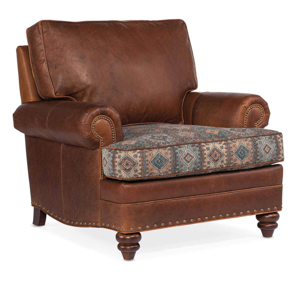 Hoff Leather Chair | American Heritage | Wellington's Fine Leather Furniture