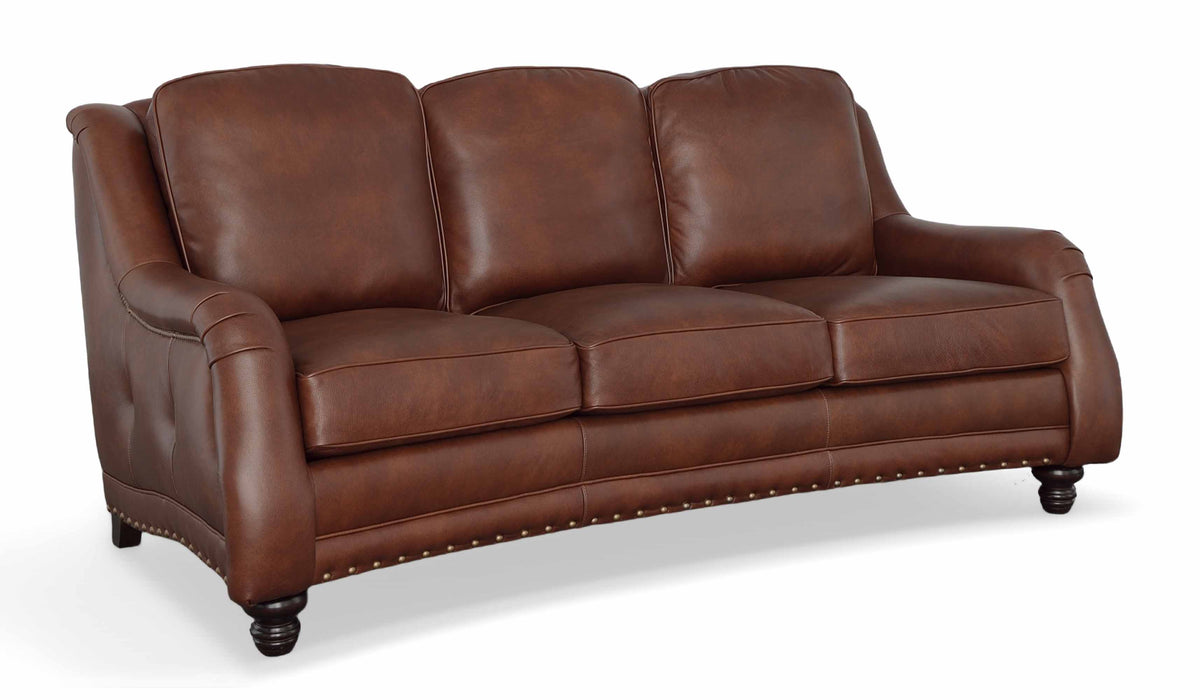 Thurston Leather Sofa | American Tradition | Wellington's Fine Leather Furniture