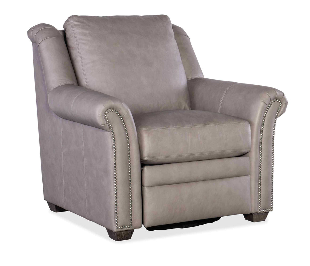 Burke Leather Power Recliner | American Heritage | Wellington's Fine Leather Furniture