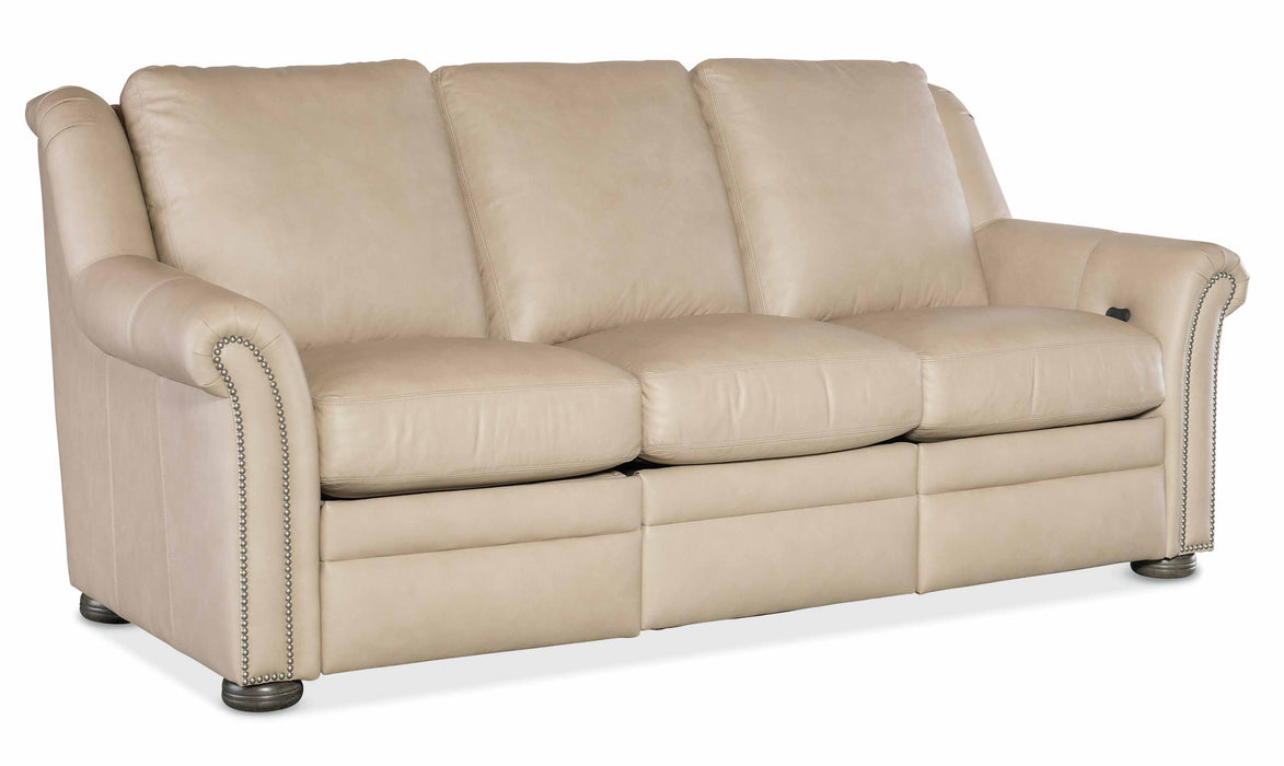 Burke Leather Power Reclining Sofa | American Heritage | Wellington's Fine Leather Furniture
