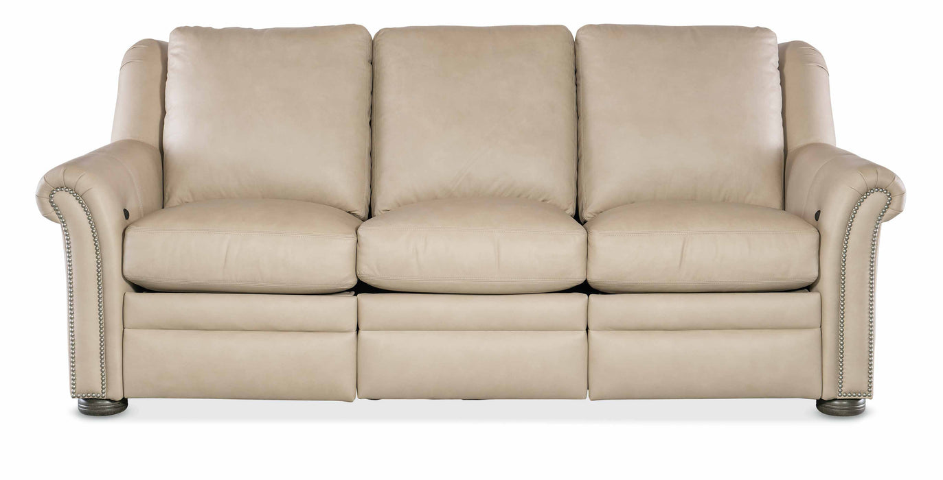 Burke Leather Power Reclining Sofa