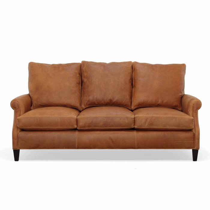 Dana Leather Queen Size Sofa Sleeper | American Tradition | Wellington's Fine Leather Furniture