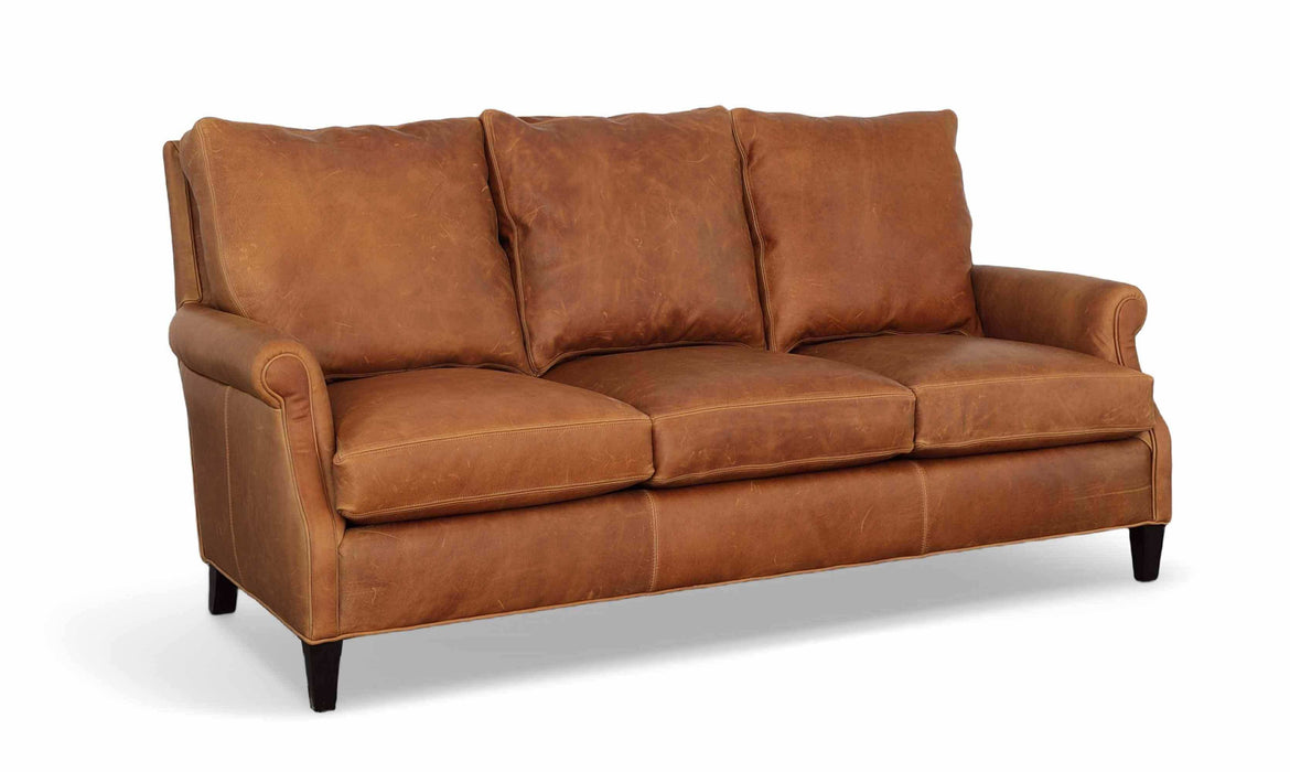 Dana Leather Queen Size Sofa Sleeper | American Tradition | Wellington's Fine Leather Furniture