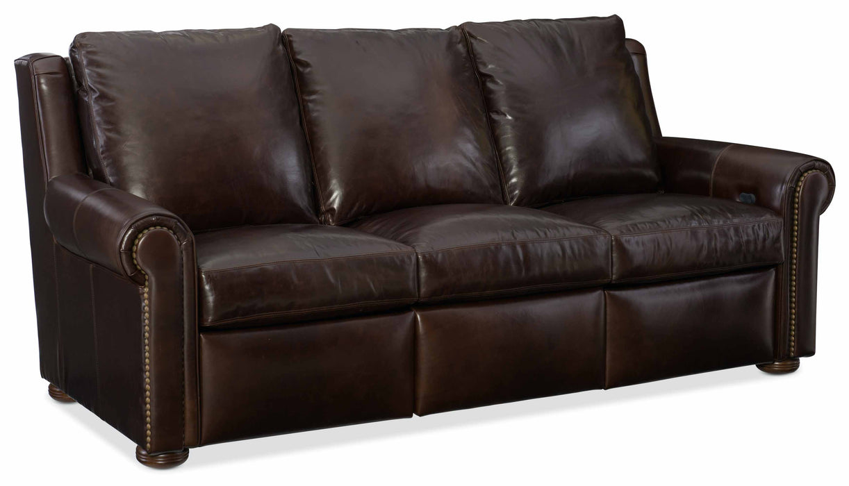 Perry Leather Power Reclining Sofa