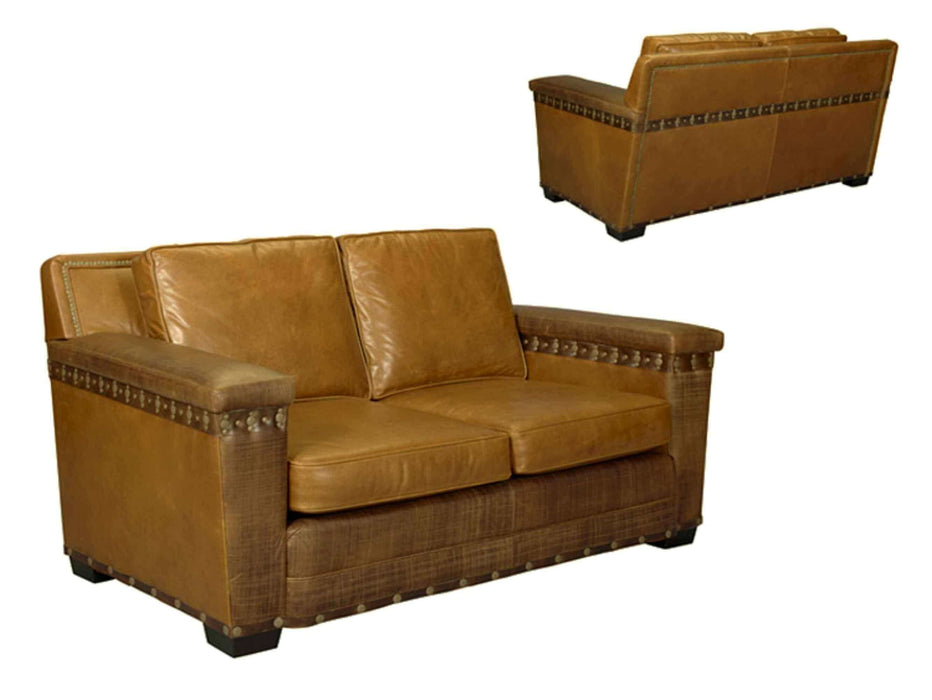 Dewey Leather Loveseat | American Luxury | Wellington's Fine Leather Furniture