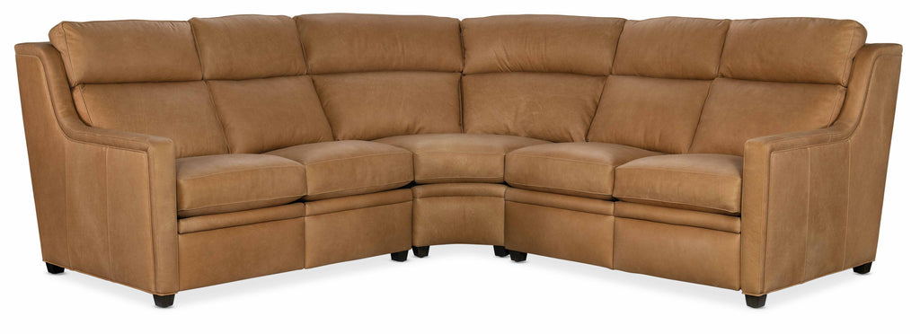 Renner Leather Power Reclining Sectional | American Heritage | Wellington's Fine Leather Furniture