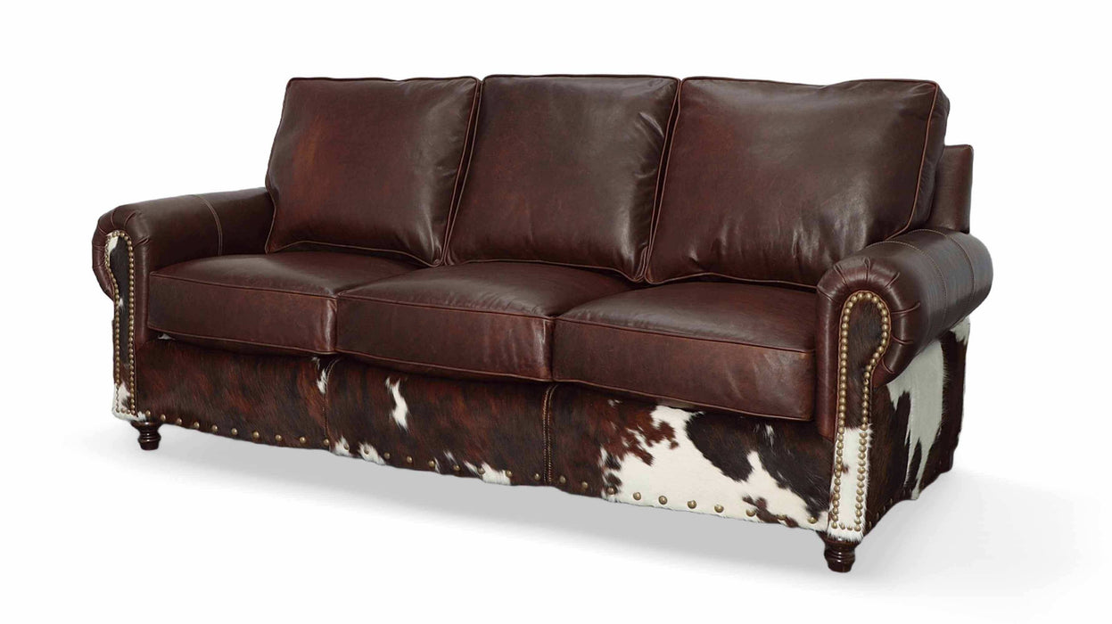 Port Leather Queen Size Sofa Sleeper