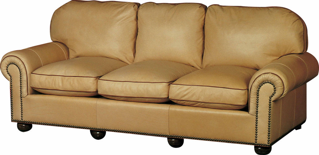 Senneca Leather Sofa | American Heirloom | Wellington's Fine Leather Furniture
