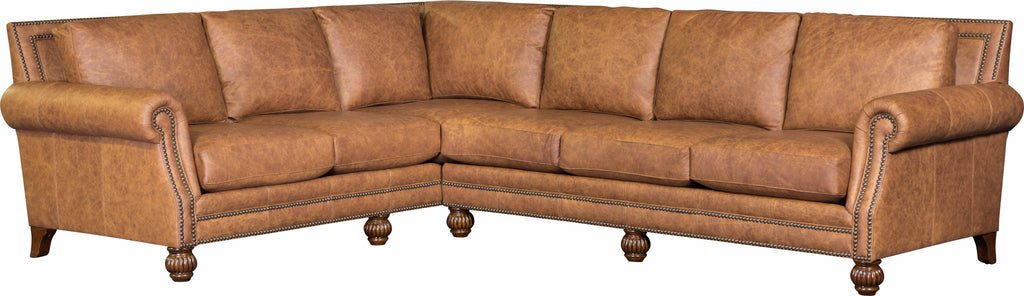 Chex Leather Sectional