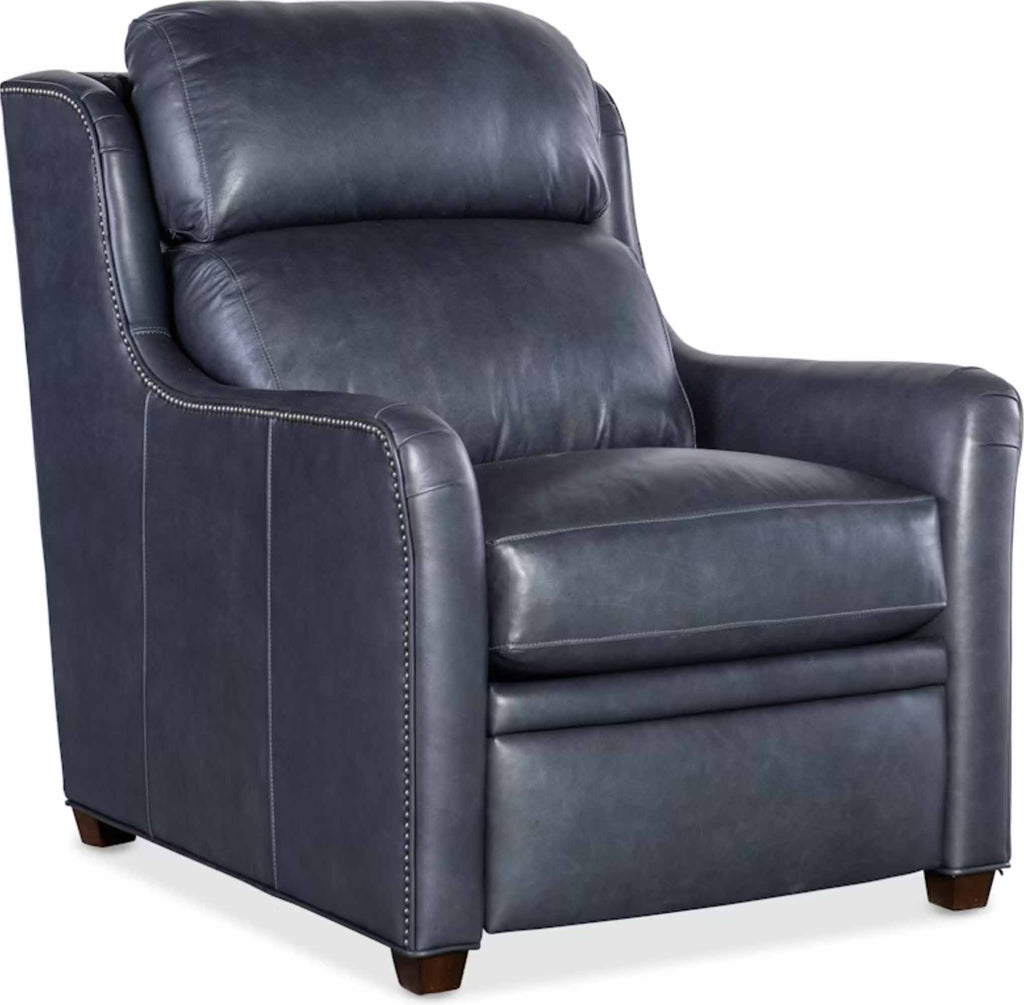 Johnson Leather Power Recliner With Articulating Headrest