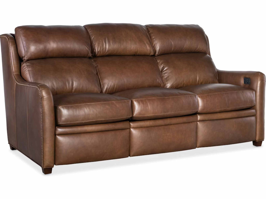 Johnson Leather Power Reclining Sofa