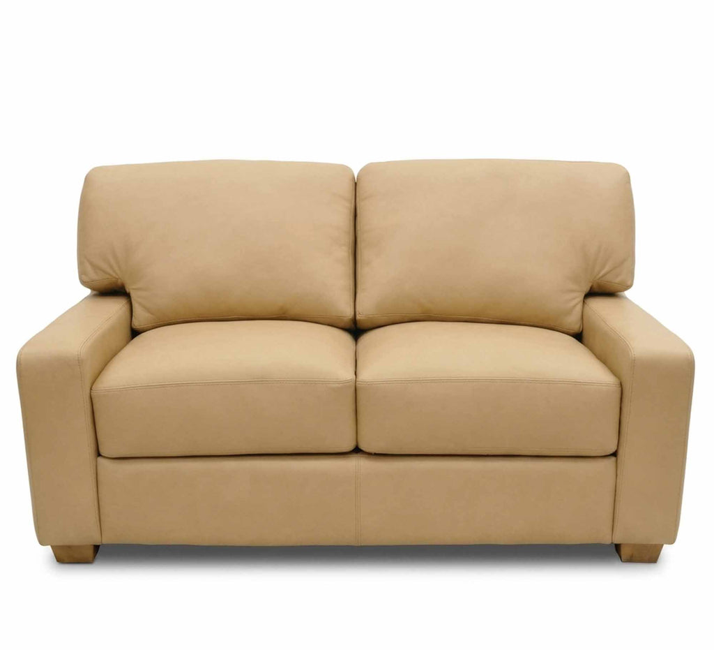 Albany Leather Loveseat