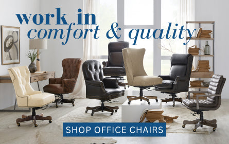 American Made Leather Office Chairs